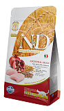 Farmina N&D Low Grain Cat - сухой корм для взрослых кастрированых кошек курица с гранатом