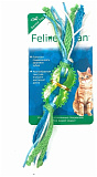 Feline Clean игрушка для кошек Dental колечко прорезыватель с лентами, резина (31004)