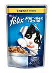 Felix Аппетитные кусочки влажный корм для кошек с курицей в желе (пауч)